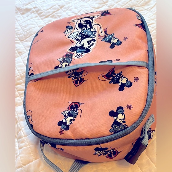 Disney x Hanna Andersson Minnie Mouse Insulated Lunch Bag – Coral Pink - Picture 4 of 7